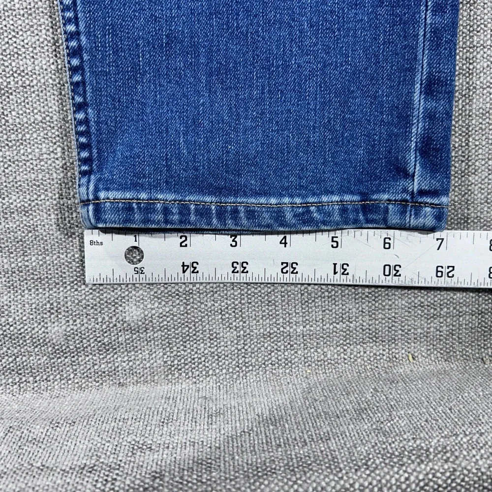 Calvin Klein Jeans Straight Leg Mens 37x30 Blue Excellent Medium Wash Denim